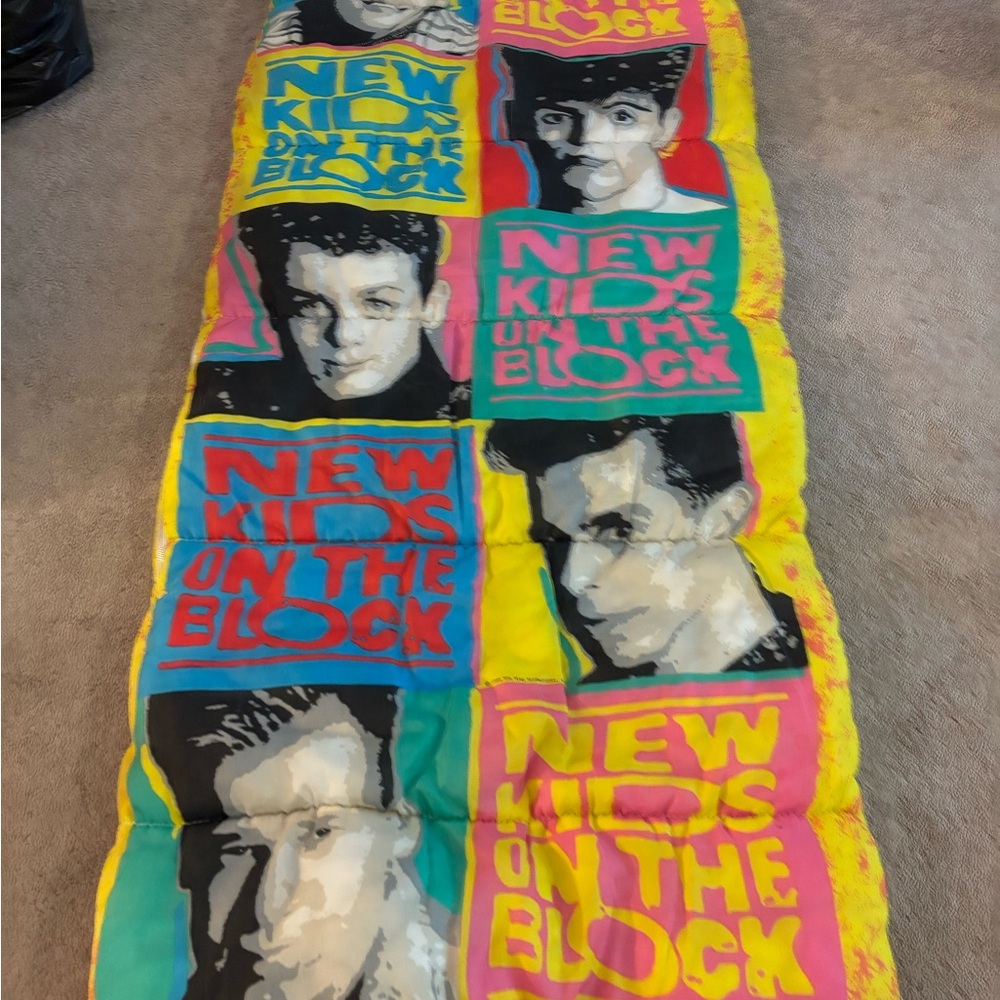 Colorful New Kids on the Block Blanket